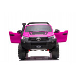 Elektrické autíčko - Toyota Hillux - nelakované - ružové 